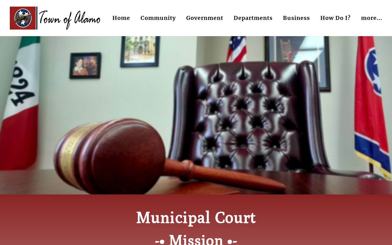 Alamo court records municipal procedure