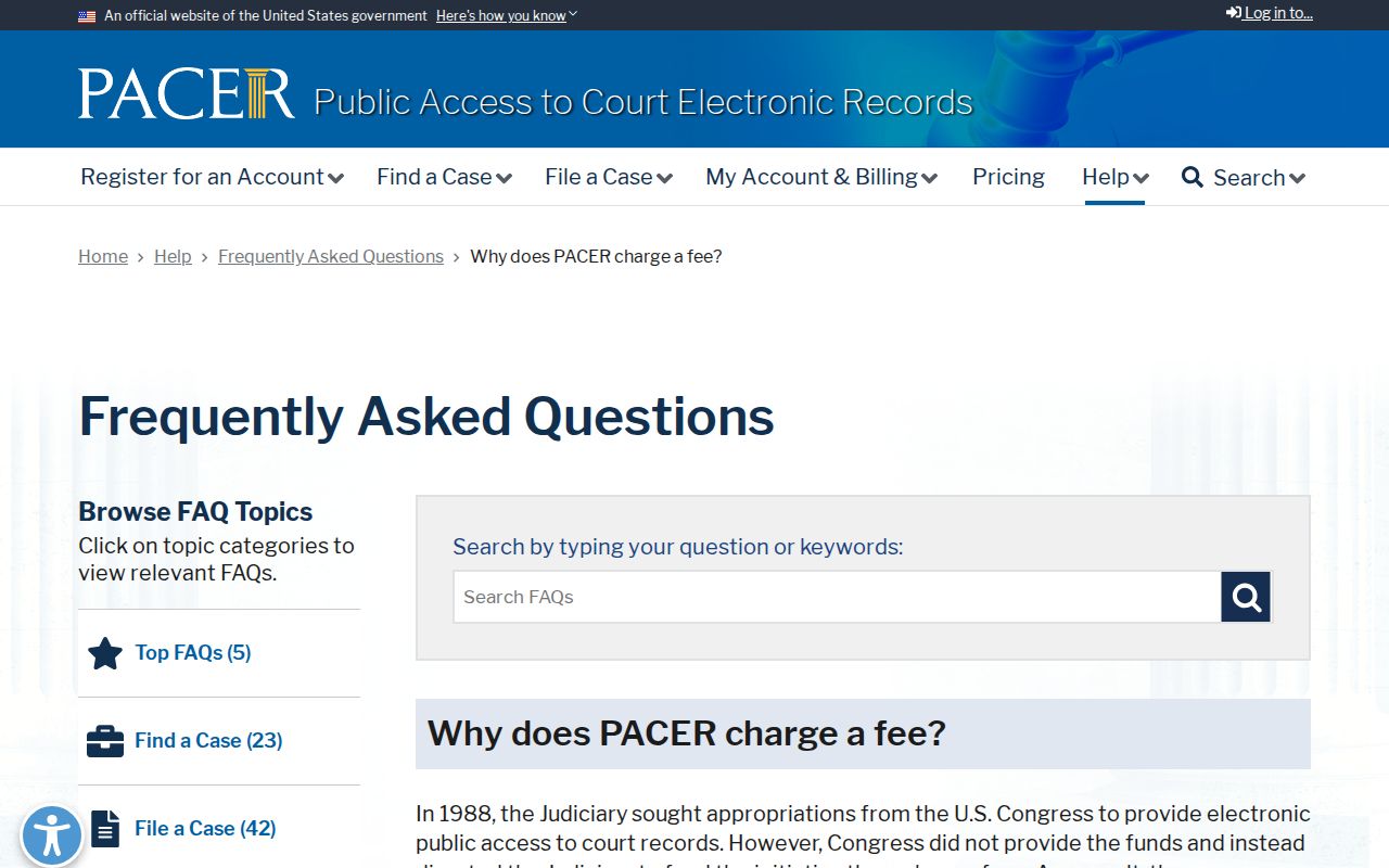 Crockett County federal traffic docket fee FAQ